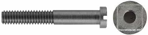 Flash Guard Screw & Nutfor small Siler flintlocks,6-40 thread, inside mounting screw with square nut.