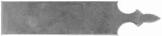 Fleur-de-Lis Toeplate, steel
