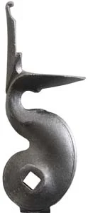 Flint cock for 1746 Willets ~ First Model Brown Bess, wax cast steel, 1.8" throw, undrilled