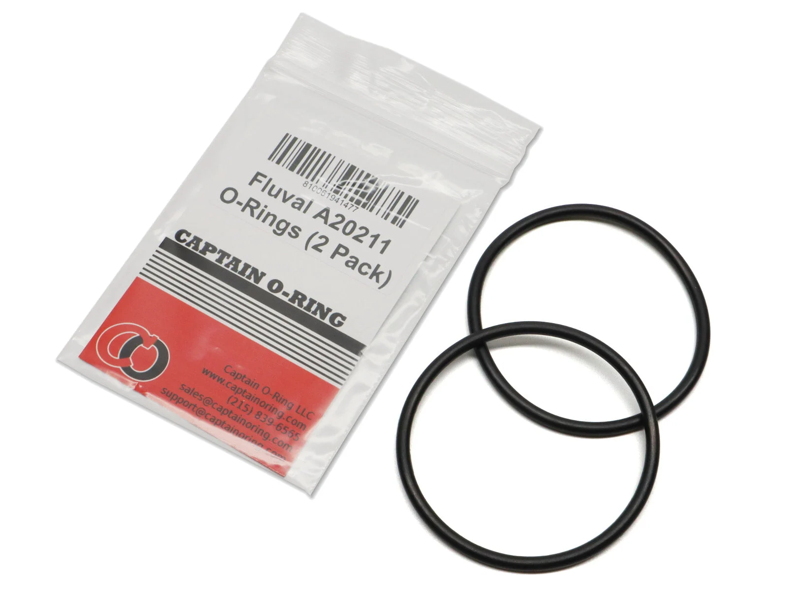 Fluval A20211 A-20211 FX4 Motor Seal O-Ring (2 Pack)