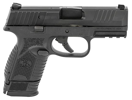 FN 66100815 509 Compact 9mm Luger 3.70″ Barrel 12+1 Or 15+1, Matte Black Polymer Frame With Mounting Rail, Matte Black Stainless Steel Slide, No ManualSafety