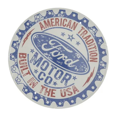 Ford Motor Co Circle Tin Sign SG2396