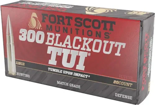 FORT SCOTT 300 AAC 115GR TUI SOLID COPPER 20RD