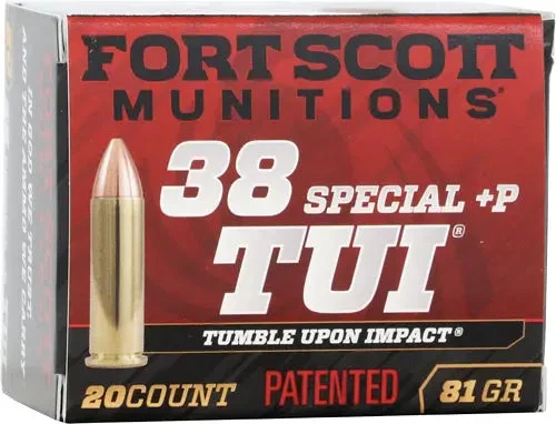FORT SCOTT 38+P TUI 81GR SOLID COPPER 20RD