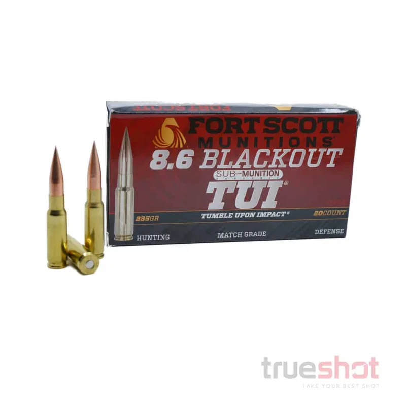 Fort Scott – 8.6 Blackout – 285 Grain – Subsonic – TUI