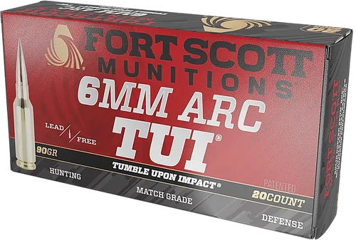 Fort Scott Munitions 6mm ARC 90gr 20 Per Box
