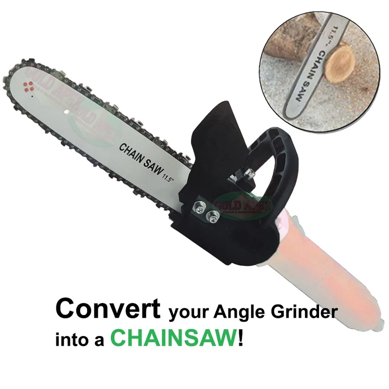 Fortech / JCK Chainsaw Stand Attachment for 4″ Angle Grinder
