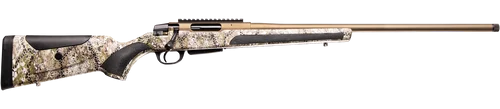 Four Peaks Turqua 6.5 Creedmoor, 24" Threaded Barrel, Badlands Camo, Bronze Rec, 5rd