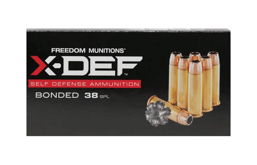 Freedom Munitions 38 Special 158 Gr X-Def HP Ammo