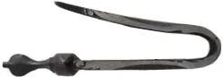frizzen spring, right, wax cast steel, tempered