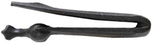 Frizzen spring, wax cast steel, tempered, with cam for roller
