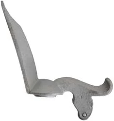Frizzen,wax cast steel, as cast, temper after fitting,for L&R RPL-01 to 05, & 07 replacement locks