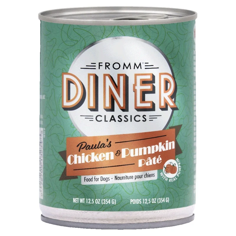 Fromm Diner Classics Paula’s Chicken & Pumpkin Pt Dog Food