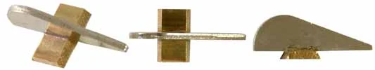 Front Sight,extra tall .080" thick silver blade,brass base