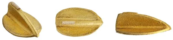 Front sight,Fowler, Fusil, or Trade Gun,wax cast brass