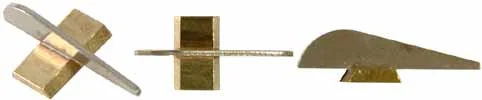 Front Sight,high blade, .050" thick nickel silver,standard 3/8" dovetail brass base