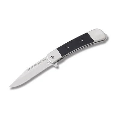 Frost Buckshot Black G-10 Linerlock Folding Knife FRBS8201G10