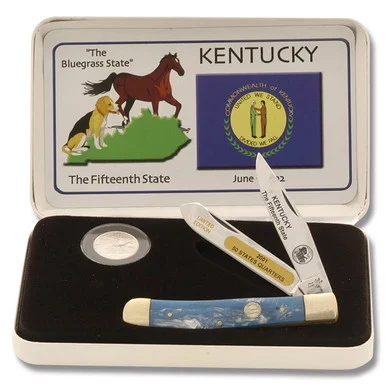 Frost Cutlery Kentucky State Quarter & Trapper Collector Set FR312KY