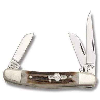 Frost German Bull Range Rider Stockman Folding Knife Stag FRGB106