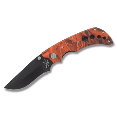 Frost Tac Assault Orange Camo Assisted Opening Tactical Folding Knife FRTA008OC