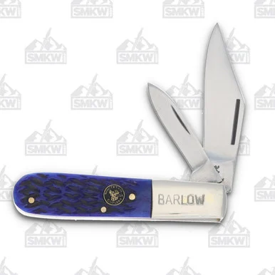 Frost Whitetail Barlow Folding Knife Blue Jigged Bone Handle FRWT0114BLPB