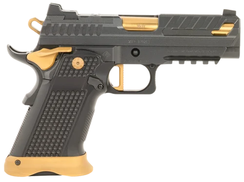 Fusion XP Pro Exclusive 9mm, 4" Bull Barrel Steel Optic Cut/Serrated/Vent Cut Slide Steel Frame Picatinny Rail Aluminum Grip RMR Footprint, 10 Rd