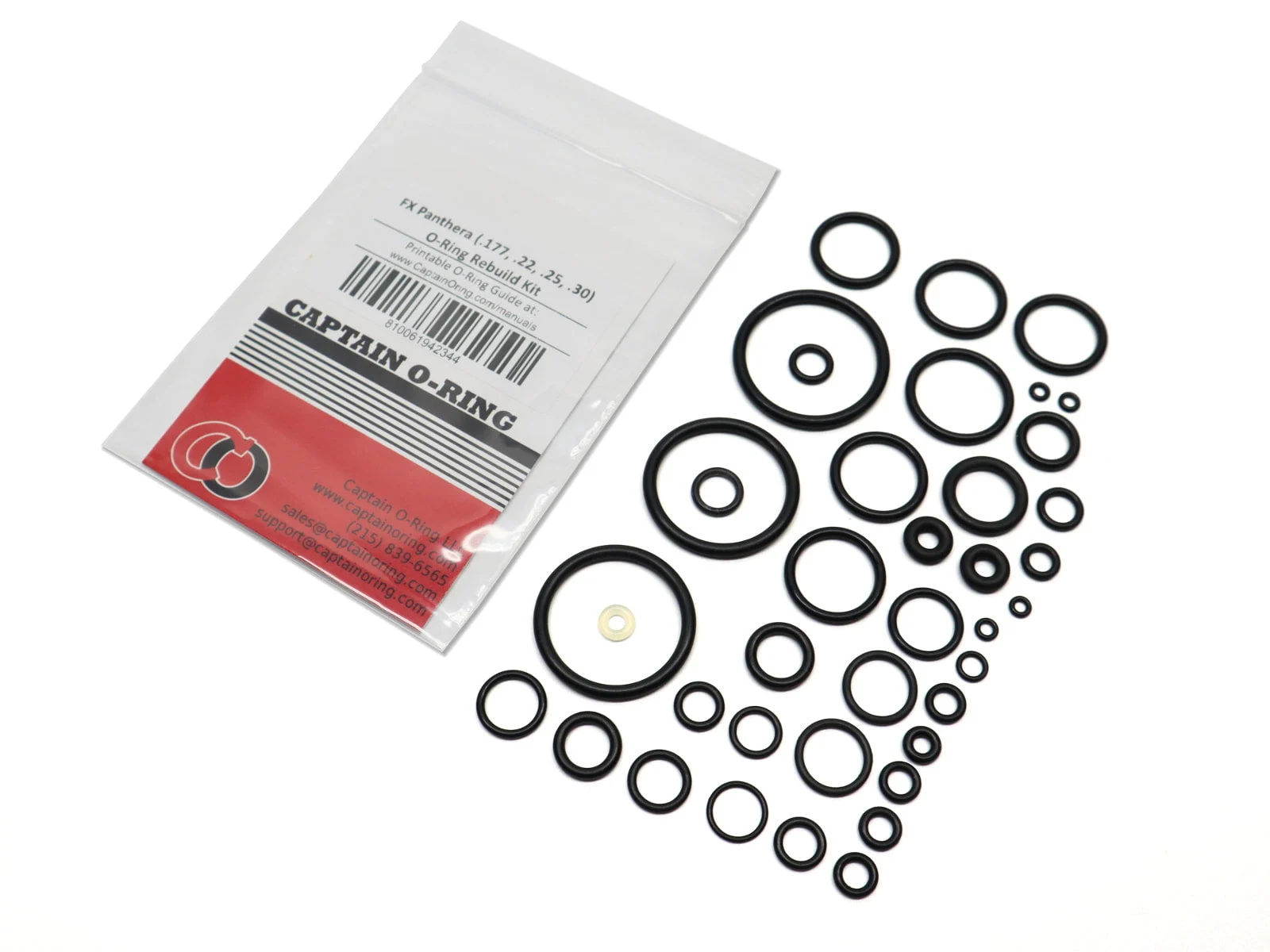 FX Panthera (.177/.22/.25/.30) Complete 39 Piece O-Ring Rebuild Kit