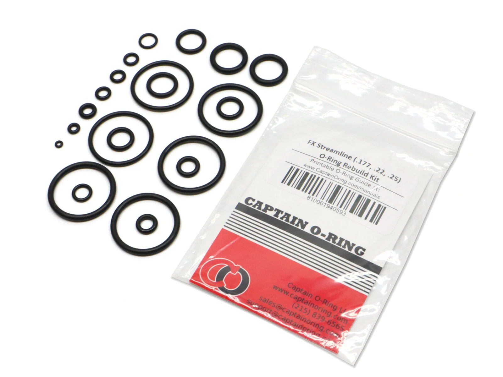 FX Streamline (.177/.22/.25) O-Ring Rebuild Kit