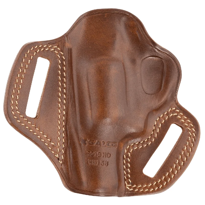 Galco CM158 Combat Master OWB Tan Leather Belt Slide Fits S&W J Frame Fits Charter Arms Undercover Right Hand