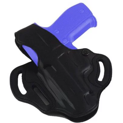 Galco Cop Three Slot Belt Holster, Left Hand, Glock 17