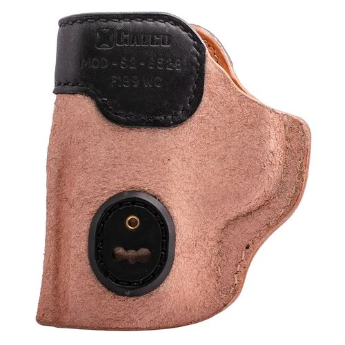 Galco S2652B Scout 3.0 IWB Natural/Black Leather UniClip/Stealth Clip Fits S&W M&P Shield/Ruger Max-9/FN 503/509 Ambidextrous