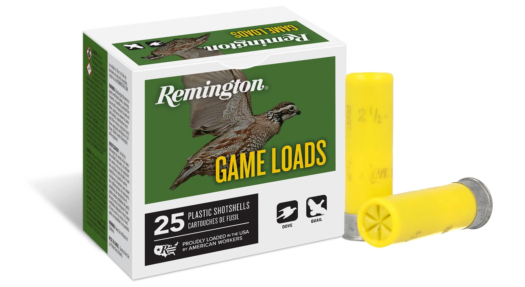 Game Load, 20 Gauge, 7.5 Shot, 2-3/4 in, 7/8 oz, 1225 fps