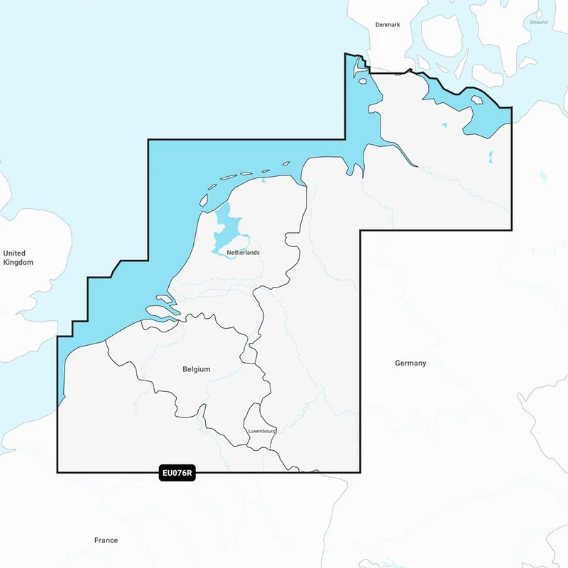 Garmin Navionics Vision+ NVEU076R – BeneluxGermany, West – Marine Chart [010-C1242-00]