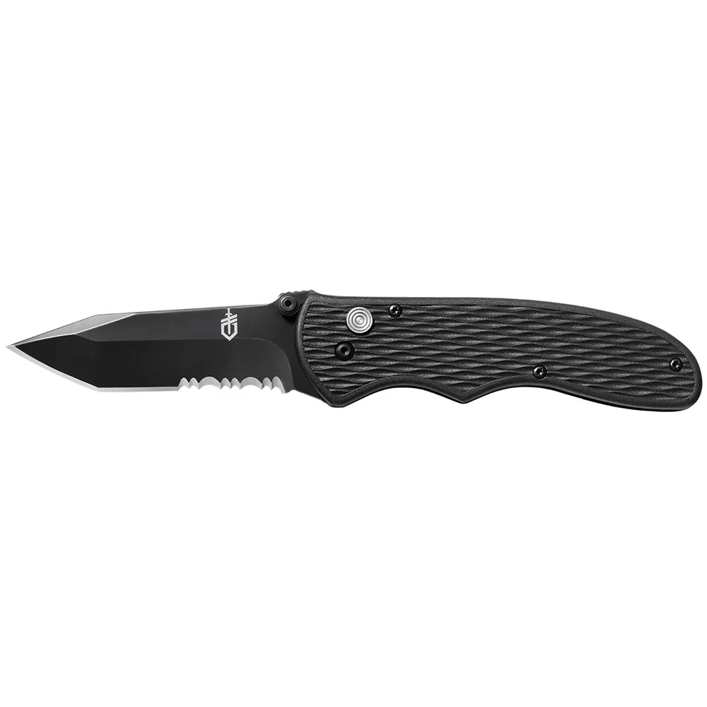 Gerber Fast Draw Assisted Open Knife, Serrated Tanto Blade