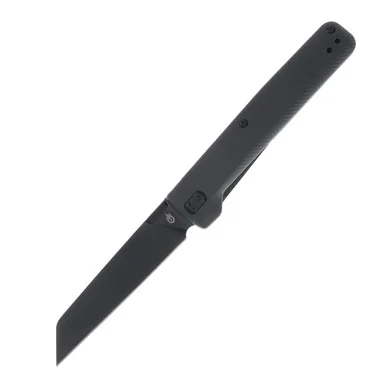 Gerber Pledge Omni Folding Knife Gray 3.7in Plain Gray Reverse Tanto G4072