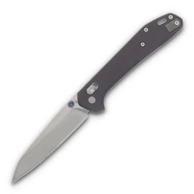 Gerber Savvy Gray Aluminum Folding Knife 3.5in Satin Wharncliffe Blade G1844