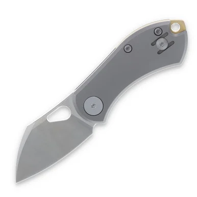 GiantMouse Ace Nibbler Folding Knife Titanium 2in Satin Wharncliffe GMACENIBTI
