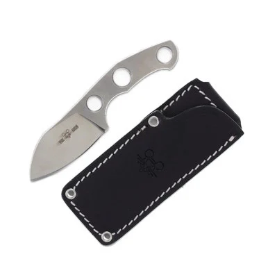GiantMouse GMF1-FS Fixed Knife Satin 2.6in Plain Satin Drop Point GMGMF1FSATIN