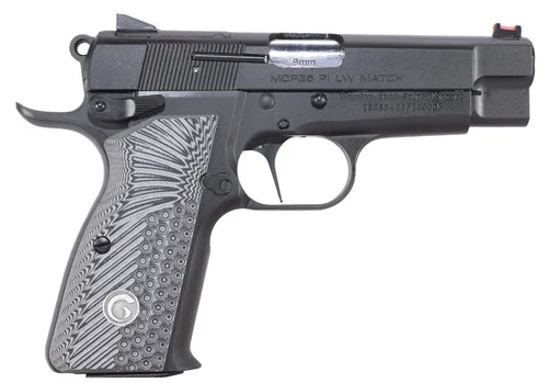 Girsan MC P35 9mm, 3.88" Barrel, Black MATCH, Optics Ready, G10 Grips, 15rd