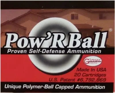 GLASER 38 SPECIAL+P 100GR POW'RBALL 20RD