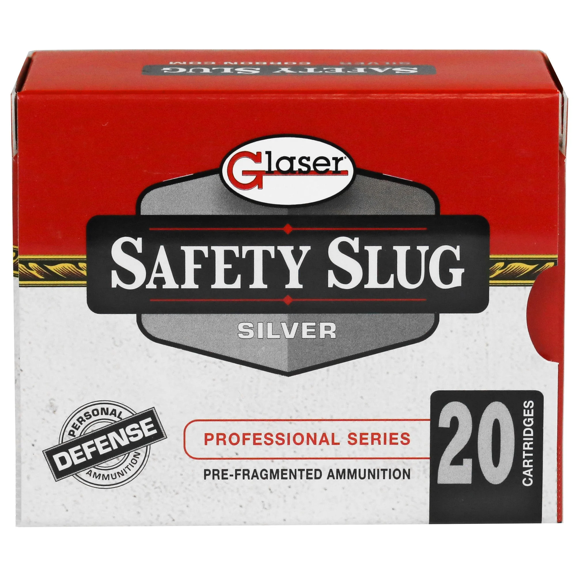 Glaser Silver +P .38 Special 80 gr PolyTip ammo