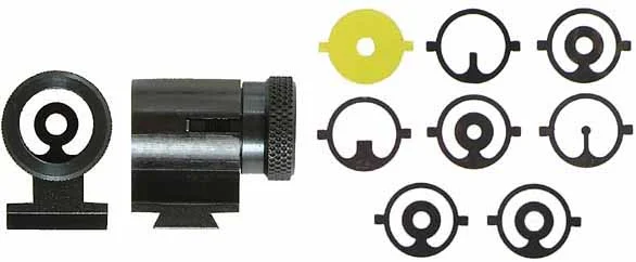 Globe Front Sight, medium .584" height,3/8" dovetail,with eight inserts