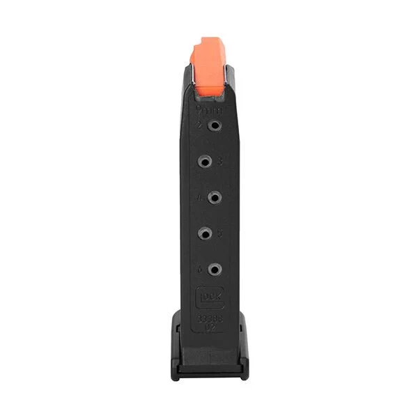 Glock 43, 9mm, 6rd Single Stack OEM Factory Magazine with Extension