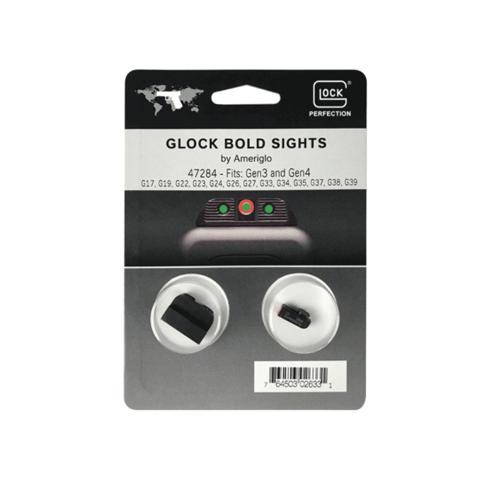 Glock AMGLO Night Sight Set .140″ Width .180 Height