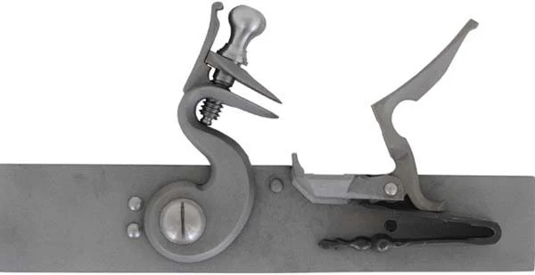 Golden Age Flint Lock, for gunmakers,assembled with oversize plate