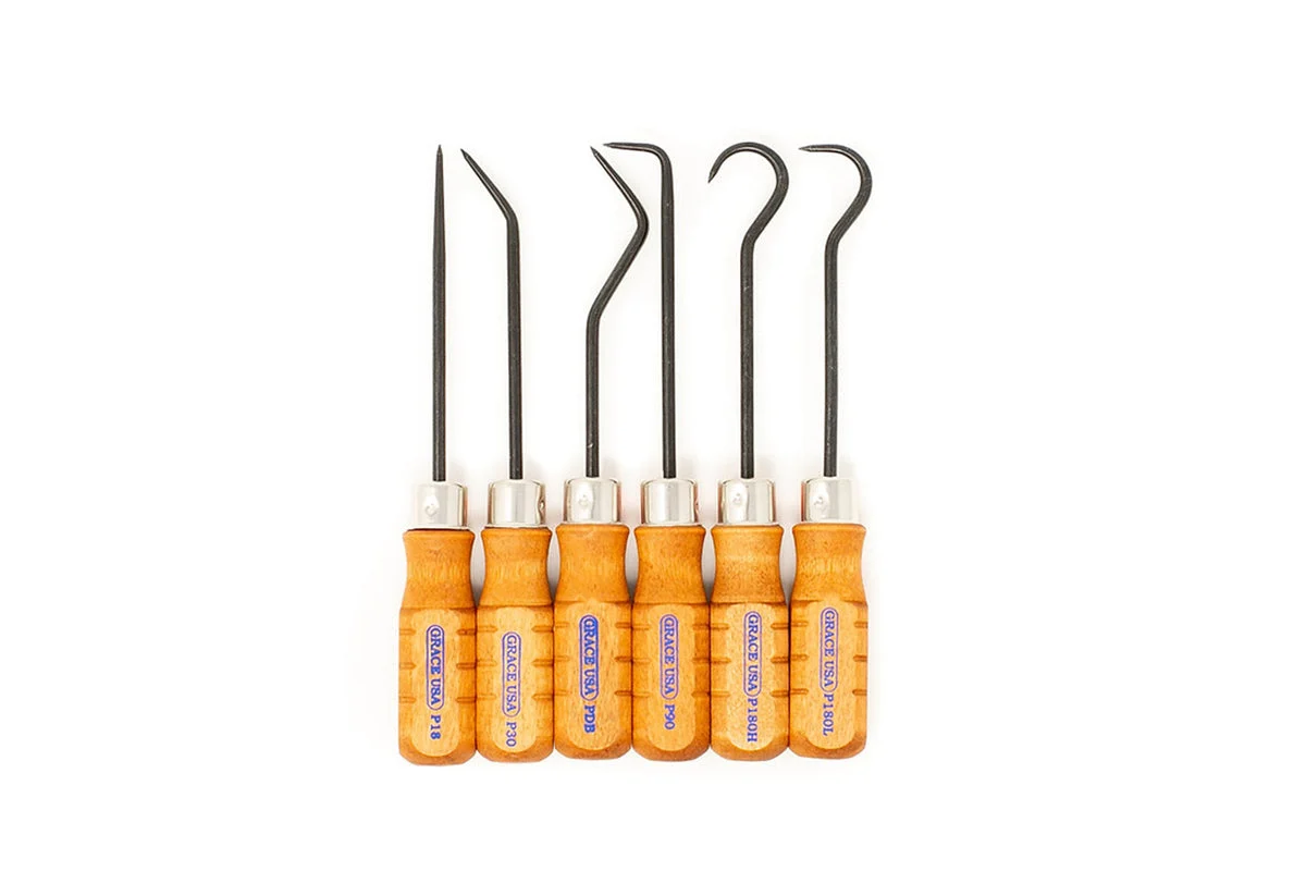 Grace USA 6 Piece Hook & Pick Set - HP-6