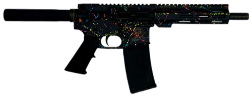 Great Lakes GL15 "Saved By The Splatter" 223 Wylde, 7.5" Barrel, 30rd