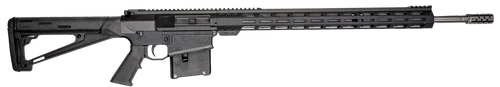Great Lakes GLFA 7mm PRC 5rd,24" Stainless Threaded Barrel, Black Cerakote Picatinny Rail Aluminum Receiver, M-Lok Handguard, Hogue Fixed Black Stock, Mil-Spec Grip