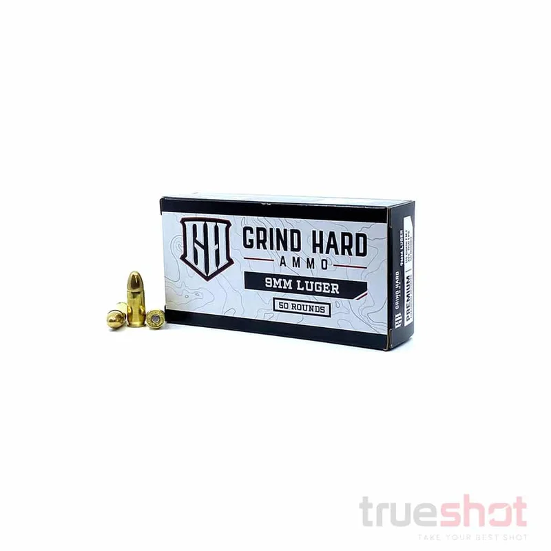 Grind Hard Ammo – 9mm – 115 Grain – FMJ
