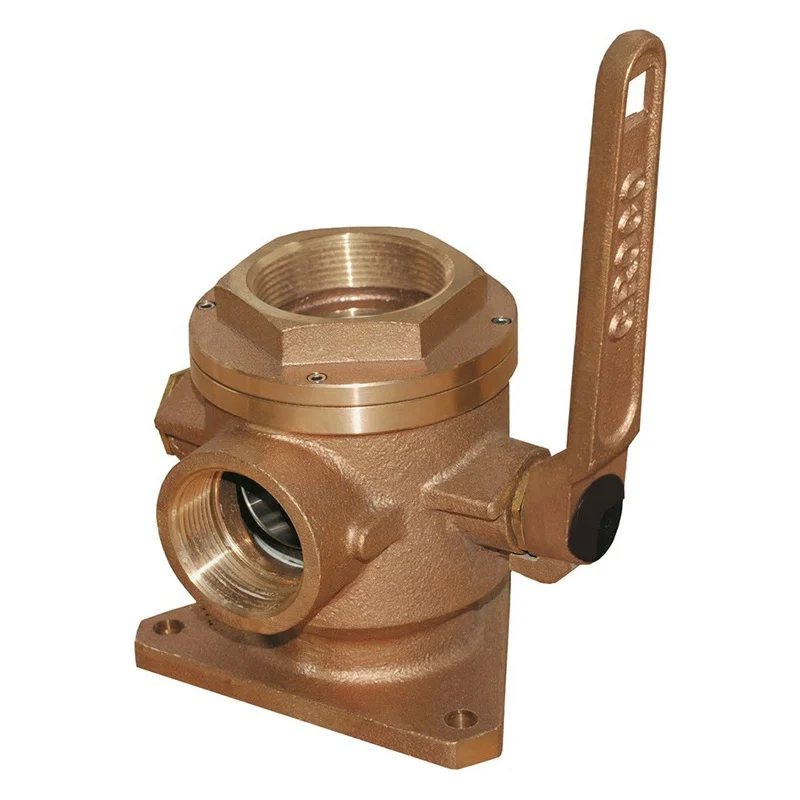 GROCO 3 Safety Seacock w/2-1/2 Side Port [SBV-3000-P]